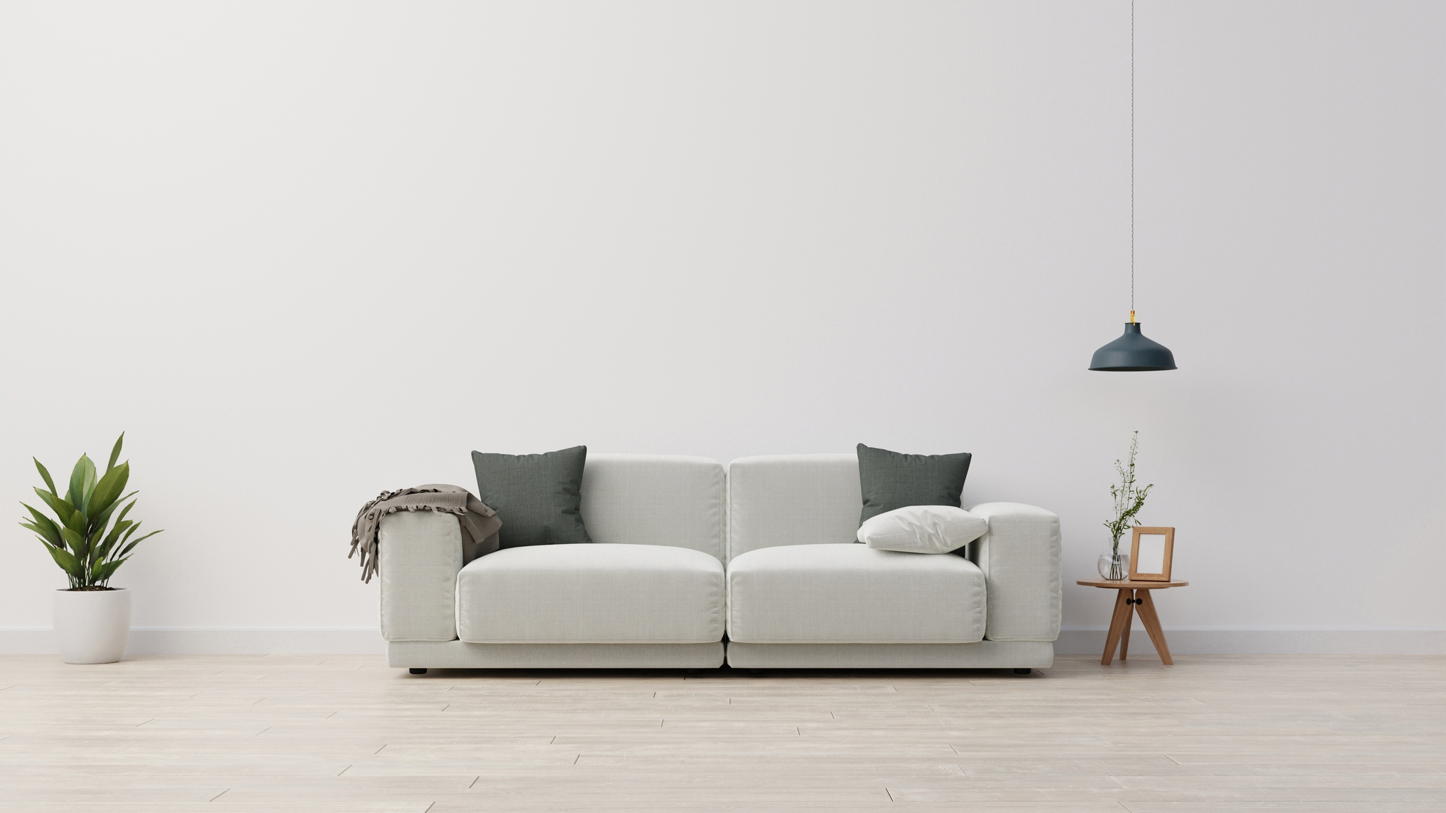 Interior Mock up & Furniture Shop Sale. 3D Rendering